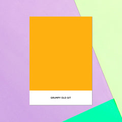 Grumpy Old Git Greetings Card