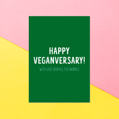 Happy Veganversary! Greetings Card