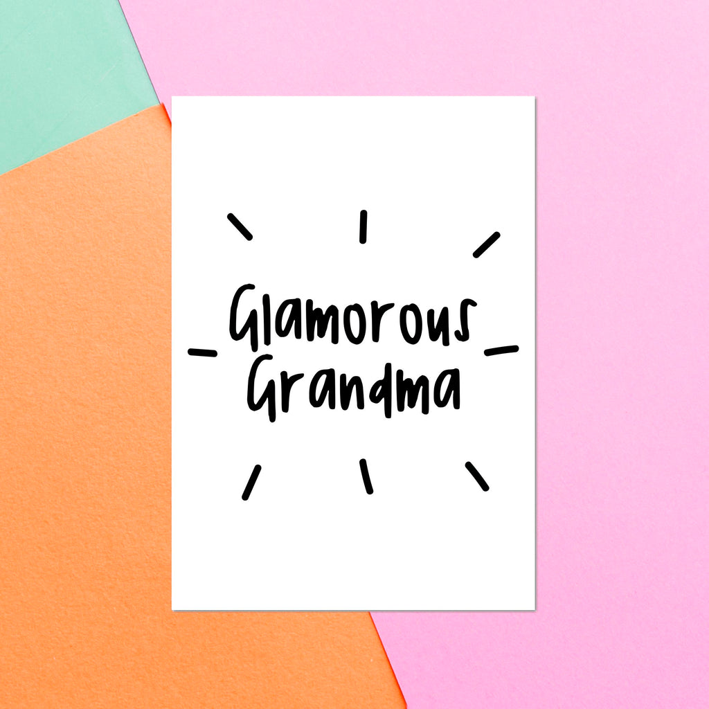 Glamorous Grandma Greetings Card