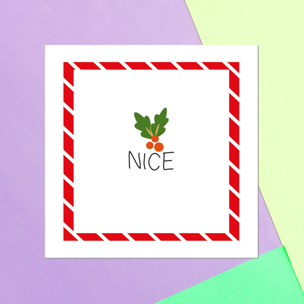 Nice Square Greetings Card