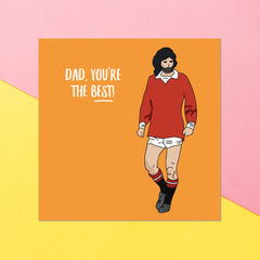 Dad, You're The Best! Square Greetings Card