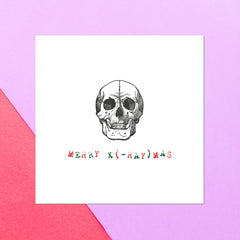 Merry X (-Ray) Mas Square Greetings Card