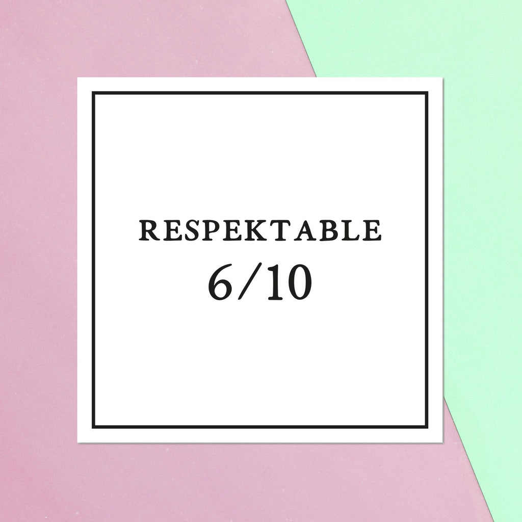 Respektable 6/10 Square Greetings Card