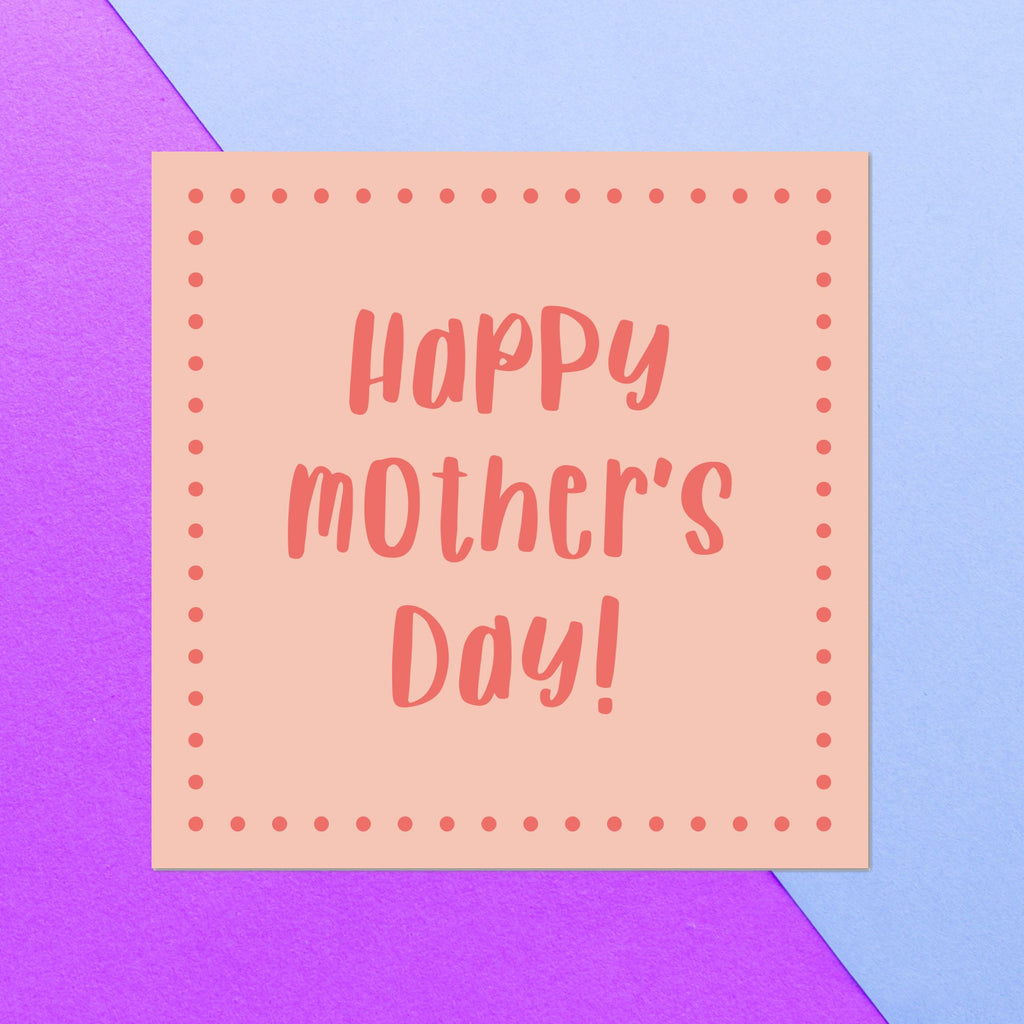 Happy Mother's Day Square Greetings Card
