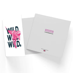 Wild Dinosaur Square Greetings Card