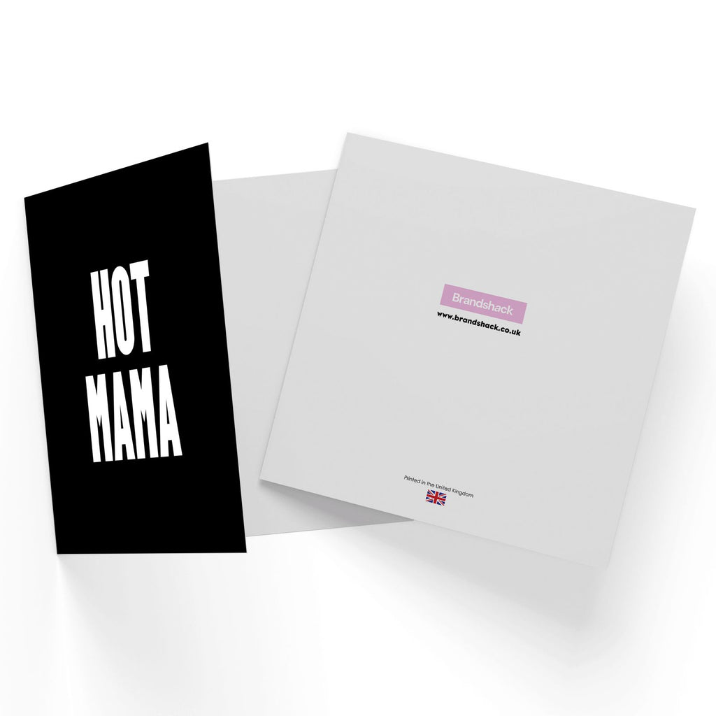 Hot Mama Square Greetings Card