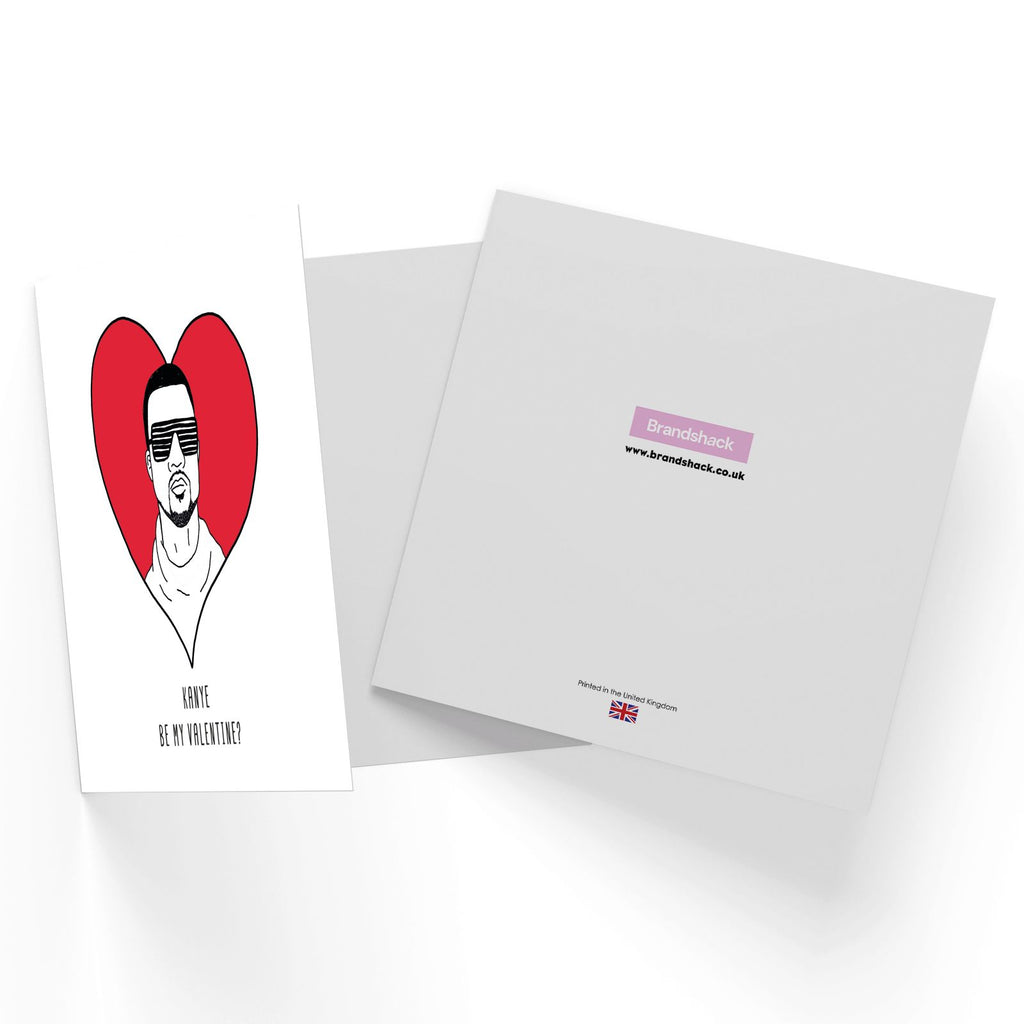 Kanye Be My Valentine? Square Greetings Card