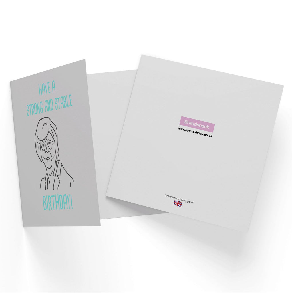 Have A Strong And Stable Birthday Square Greetings Card