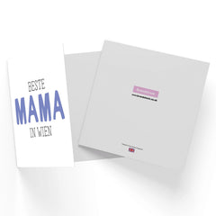 Beste Mama In Wien Square Greetings Card