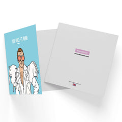 You Rock-et, Man! Square Greetings Card