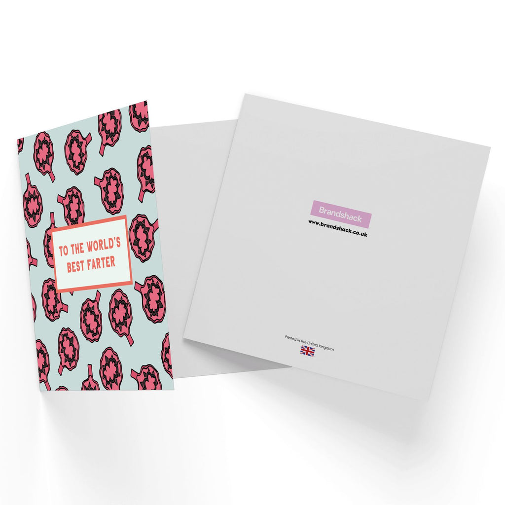 To The World's Best Farter Square Greetings Card