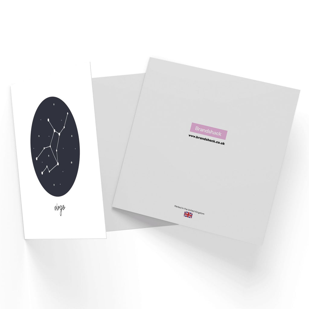Virgo Square Greetings Card