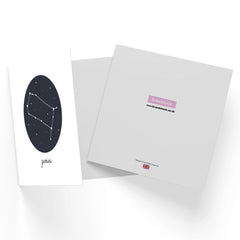 Gemini Square Greetings Card