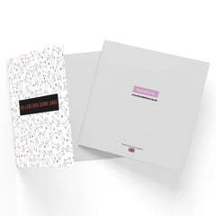 Ich Liebe Dich Schon Lange Square Greetings Card