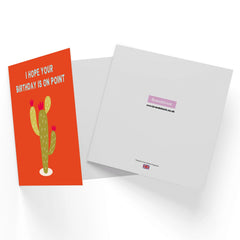 I Hope Your Birthday Is On Point Square Greetings Card