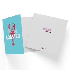 He's My Lobster Square Greetings Card