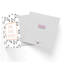 Mama, Du Bist Der Beste Square Greetings Card