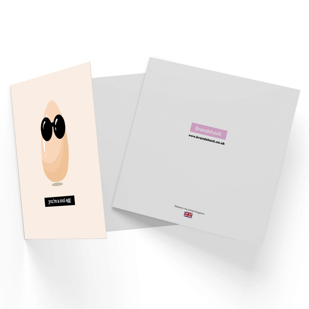 You're A Cool Egg Square Greetings Card