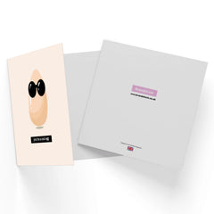 You're A Cool Egg Square Greetings Card