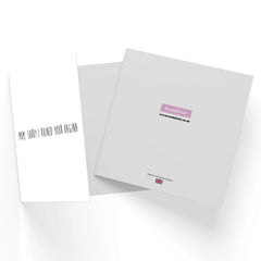 Mum, Sorry I Ruined Your Vagina Square Greetings Card