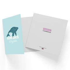 Lets Humpback At My Place Square Greetings Card
