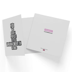 You Are Such A Perfect Little Arrangement Of Atoms Square Greetings Card