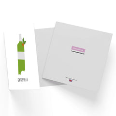 Gin-gle Bells Square Greetings Card