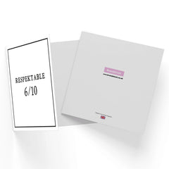 Respektable 6/10 Square Greetings Card