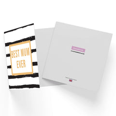 Best Mum Ever Square Greetings Card