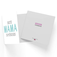 Beste Mama In M?_nchen Square Greetings Card