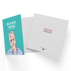 Dads Like You Are A Rare Species Square Greetings Card