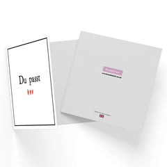 Du Passt Square Greetings Card
