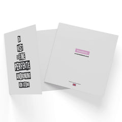 Du Bist So Eine Perfekte Anordnung Von Atome Square Greetings Card